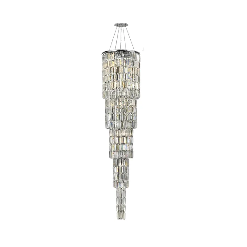 Art Nouveau Ceiling Lights with Organic, Flowing ShapesArt Nouveau Ceiling Lights with Organic, Flowing ShapesModena Entrance Crystal Pendant Light - 5 Tier Round - W:40 H:170 Art Nouveau Ceiling Lights with Organic, Flowing ShapesArt Nouveau Ceiling Lights with Organic, Flowing ShapesModena Entrance Crystal Pendant Light - 5 Tier Round - W:40 H:170