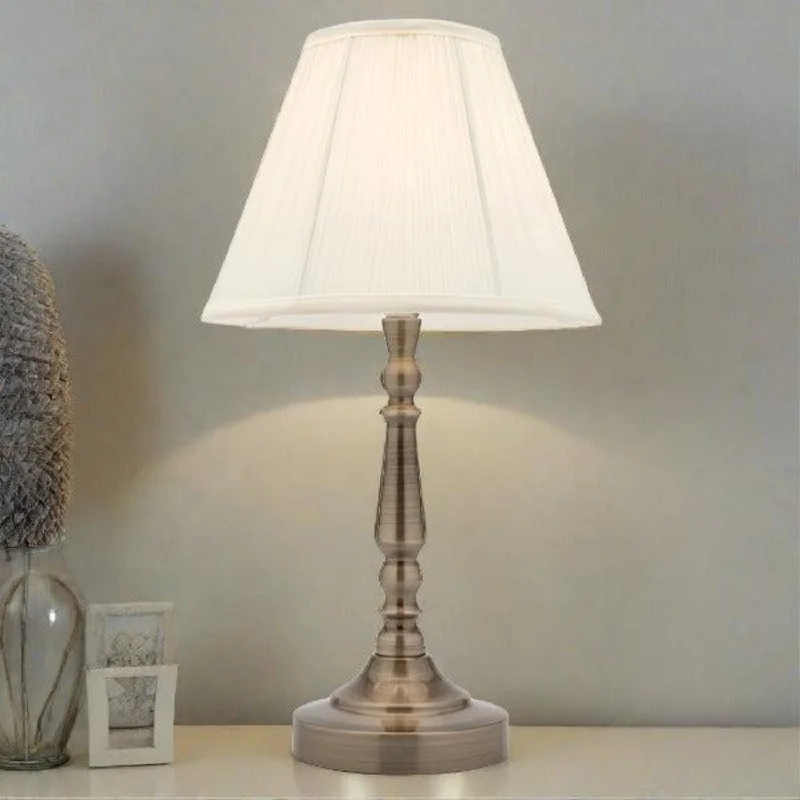 bohemian table lamps with colorful patterns for eclectic bedroomsbohemian table lamps with colorful patterns for eclectic bedroomsCLEARANCE Molly Touch Table Lamp in Antique Brass
