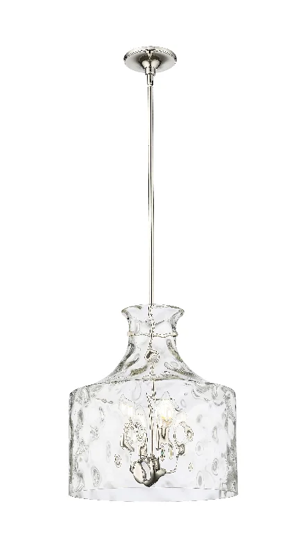 Industrial Style Ceiling Lights with Exposed Bulbs and Metal CagesIndustrial Style Ceiling Lights with Exposed Bulbs and Metal CagesSantorini Pendant - Polished Nickel - Water Glass - 15in. Diameter - E12 Candelabra Base Industrial Style Ceiling Lights with Exposed Bulbs and Metal CagesIndustrial Style Ceiling Lights with Exposed Bulbs and Metal CagesSantorini Pendant - Polished Nickel - Water Glass - 15in. Diameter - E12 Candelabra Base