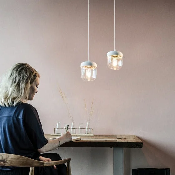 Mid - Century Modern Ceiling Lights with Simple, Sleek LinesMid - Century Modern Ceiling Lights with Simple, Sleek LinesUmage Acorn White & Polished Brass