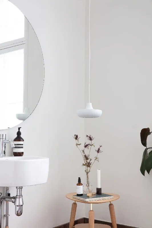 African - Inspired Ceiling Lights with Tribal Patterns and Natural MaterialsAfrican - Inspired Ceiling Lights with Tribal Patterns and Natural MaterialsUmage Cassini Pendant Mini, White