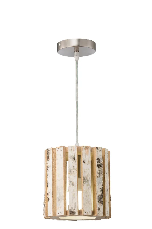 Rustic Ceiling Lights with Reclaimed Wood and Distressed FinishesRustic Ceiling Lights with Reclaimed Wood and Distressed FinishesOne Light Mini Pendant
