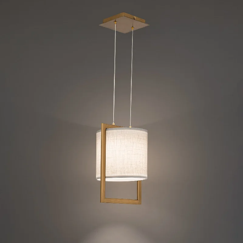 Metal Ceiling Lights in Brass, Copper, Stainless Steel, and IronMetal Ceiling Lights in Brass, Copper, Stainless Steel, and IronWAC Park Avenue PD-33312-AB Pendant Light - Aged Brass
