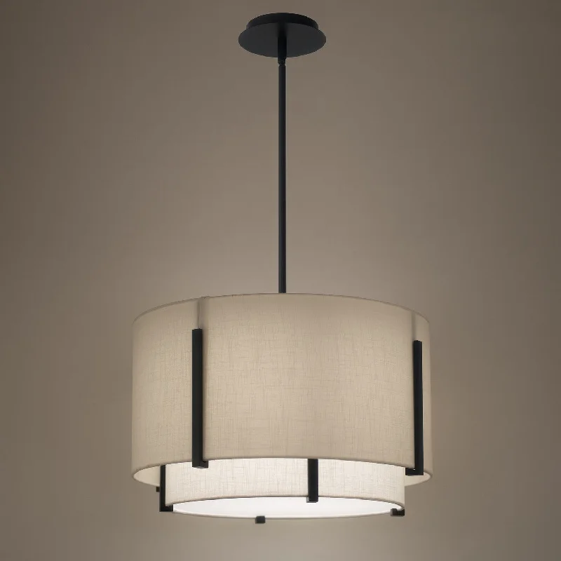 Gothic Ceiling Lights with Dark Metalwork and Pointed ArchesGothic Ceiling Lights with Dark Metalwork and Pointed ArchesWAC Strum PD-35320-BK Pendant Light - Black