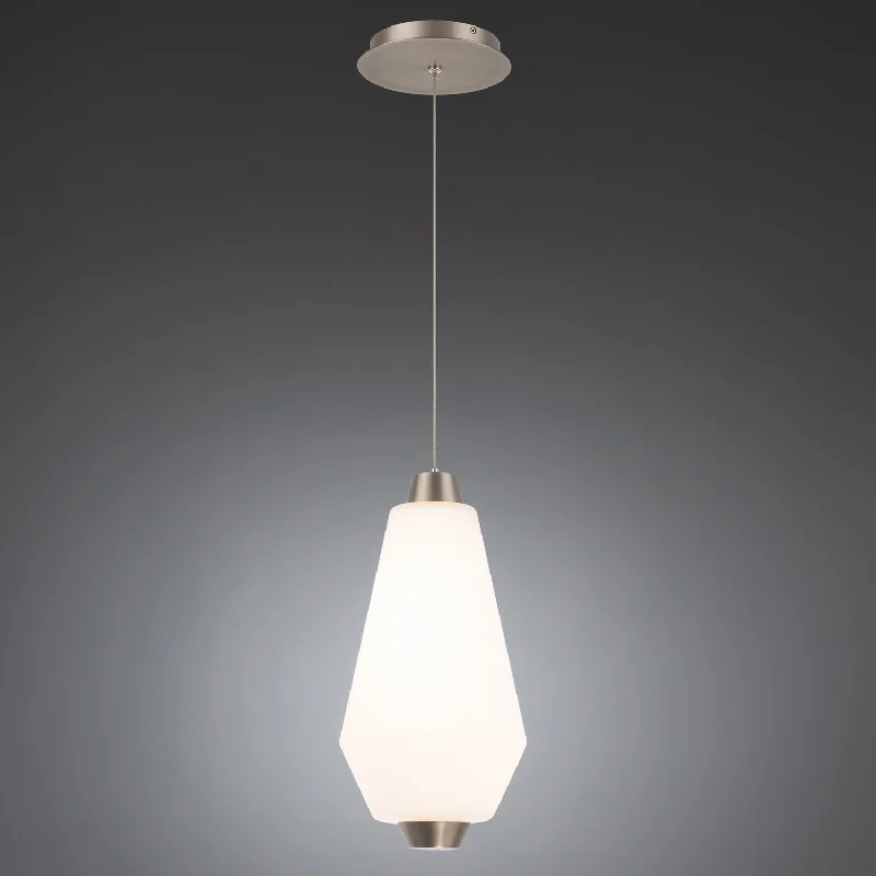 Scandinavian Style Ceiling Lights with Light Wood AccentsScandinavian Style Ceiling Lights with Light Wood AccentsWAC Amelia PD-39214-BN Pendant Light - Brushed Nickel