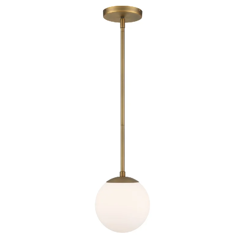 Art Nouveau Ceiling Lights with Organic, Flowing ShapesArt Nouveau Ceiling Lights with Organic, Flowing ShapesWAC Niveous PD-52307-AB Pendant Light - Aged Brass