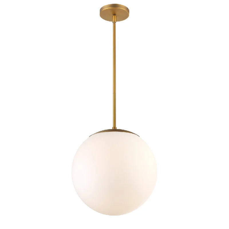 Bohemian Ceiling Lights with Beads, Tassels, and Colorful GlassBohemian Ceiling Lights with Beads, Tassels, and Colorful GlassWAC Niveous PD-52313-AB Pendant Light - Aged Brass
