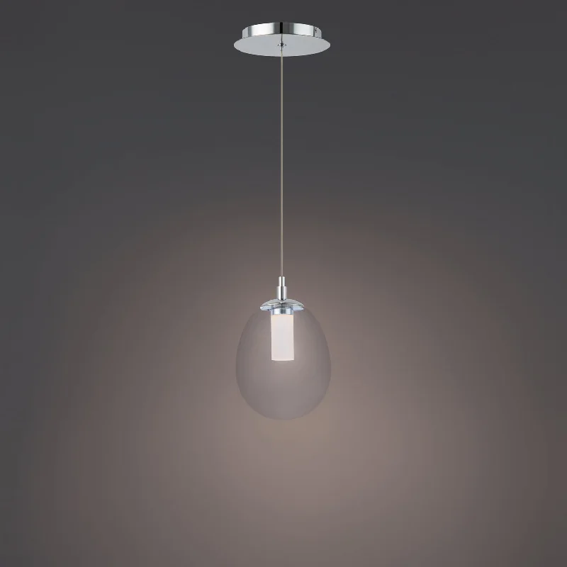 Glass Ceiling Lights with Frosted, Colored, or Etched GlassGlass Ceiling Lights with Frosted, Colored, or Etched GlassWAC Bolla PD-67209-CH Pendant Light - Chrome Glass Ceiling Lights with Frosted, Colored, or Etched GlassGlass Ceiling Lights with Frosted, Colored, or Etched GlassWAC Bolla PD-67209-CH Pendant Light - Chrome