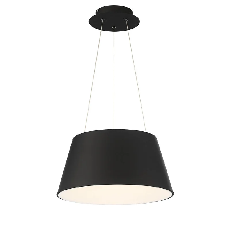 Glass Ceiling Lights with Frosted, Colored, or Etched GlassGlass Ceiling Lights with Frosted, Colored, or Etched GlassWAC Vida PD-72724-BK Pendant Light - Black