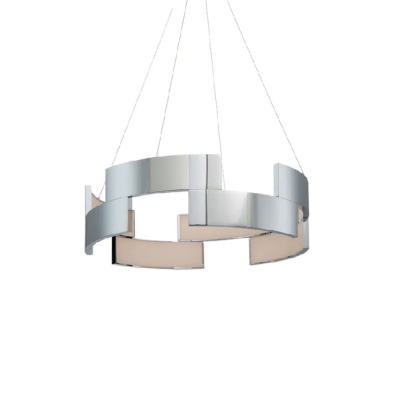 Japanese - Inspired Ceiling Lights with Shoji - Screen - like DiffusersJapanese - Inspired Ceiling Lights with Shoji - Screen - like DiffusersWAC Trap PD-95820-CH Pendant Light - Chrome