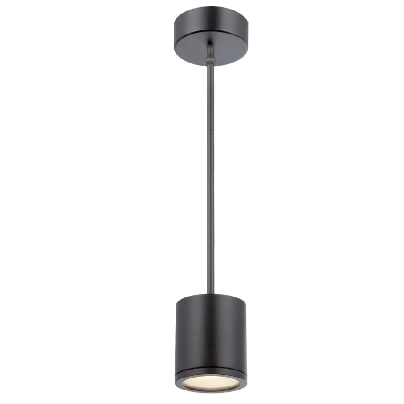 Industrial Style Ceiling Lights with Exposed Bulbs and Metal CagesIndustrial Style Ceiling Lights with Exposed Bulbs and Metal CagesWAC Tube PD-W2605-BK Pendant Light - Black