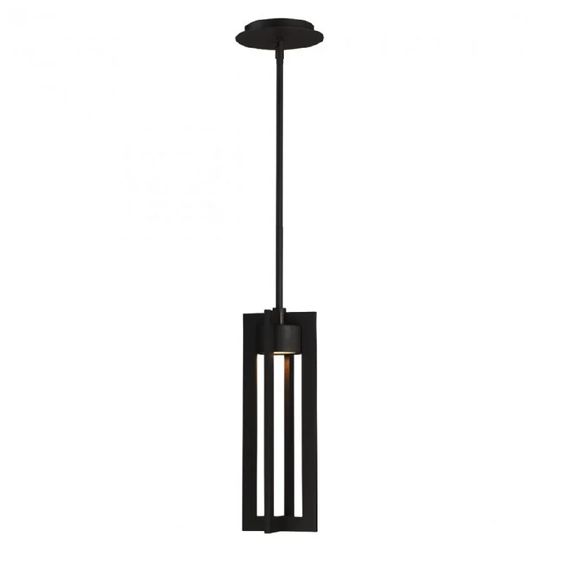 Indian - Themed Ceiling Lights with Intricate Filigree and Mirror WorkIndian - Themed Ceiling Lights with Intricate Filigree and Mirror WorkWAC Chamber PD-W48616-BK Pendant Light - Black