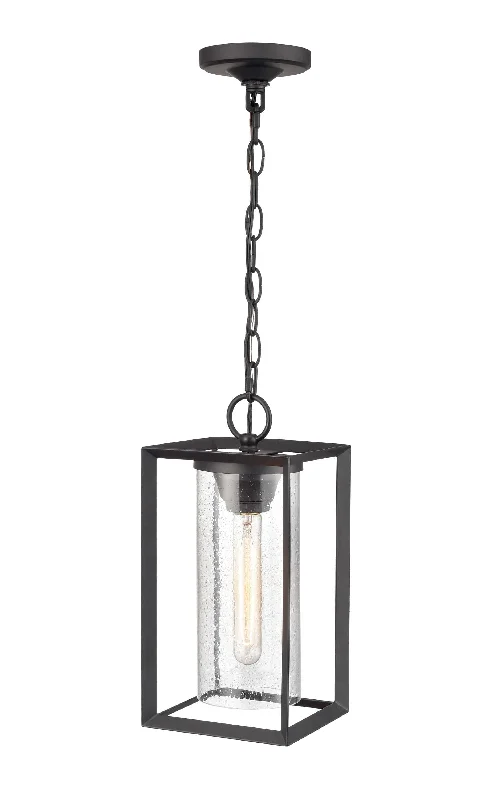 Chinese - Style Ceiling Lights with Red Lantern - Inspired DesignsChinese - Style Ceiling Lights with Red Lantern - Inspired DesignsWheatland Outdoor Hanging Lantern - Powder Coated Black - Clear Seeded Glass - 6.5in. Diameter - E26 Medium Base